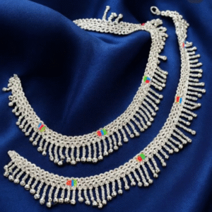 silver anklets
