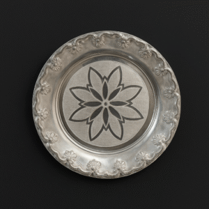 Lotus Silver Plate