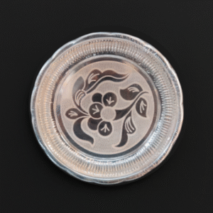 Flower Silver Plate